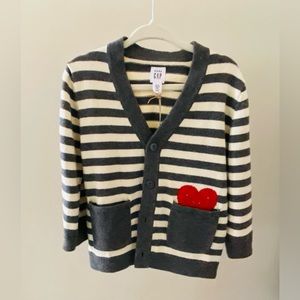 Baby Gap striped button down cardigan